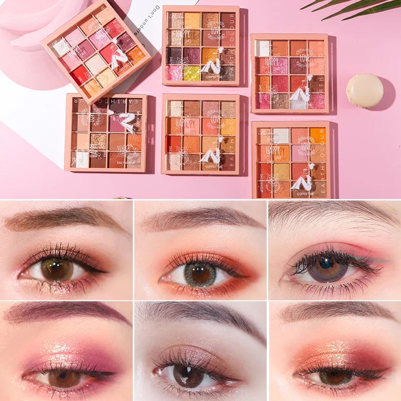 Палитра теней для век палитра 16 цветов |