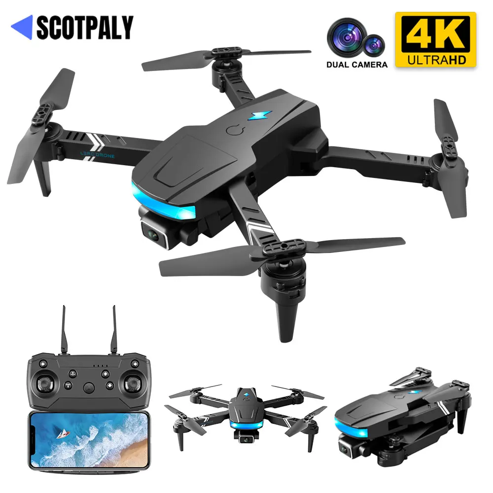 новый мини дрон 4k hd двойная кам