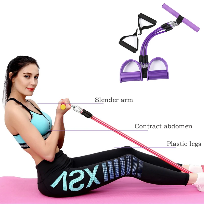 

New Pedal Rally Abdominal Muscle Trainer Whole Body Stretching Resistance Band Home Gym Sports Training Fitness Equipment