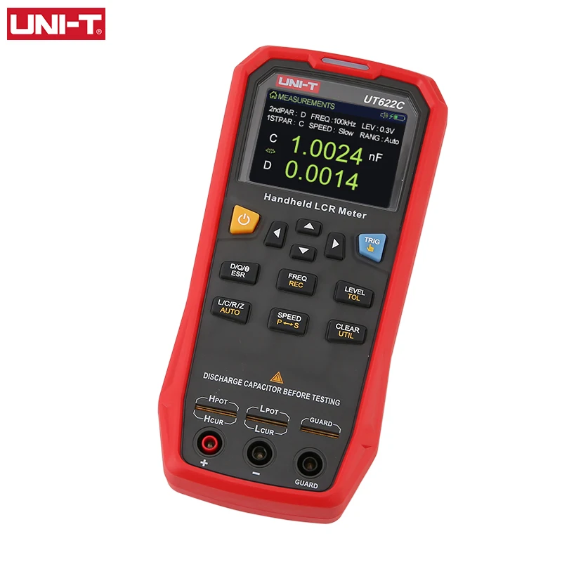 UNI T UT622A UT622C UT622E Высокоточный Измеритель LCR промышленный ручной тестер