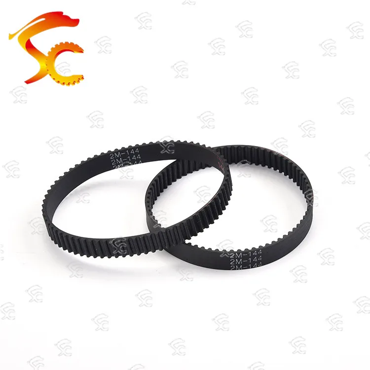 

10PCS/Lot GT2 Timing belt 144-2GT in closed loop GT2 144 Length=144mm Teeth=72 width=6mm/9mm/10mm for 3D printer