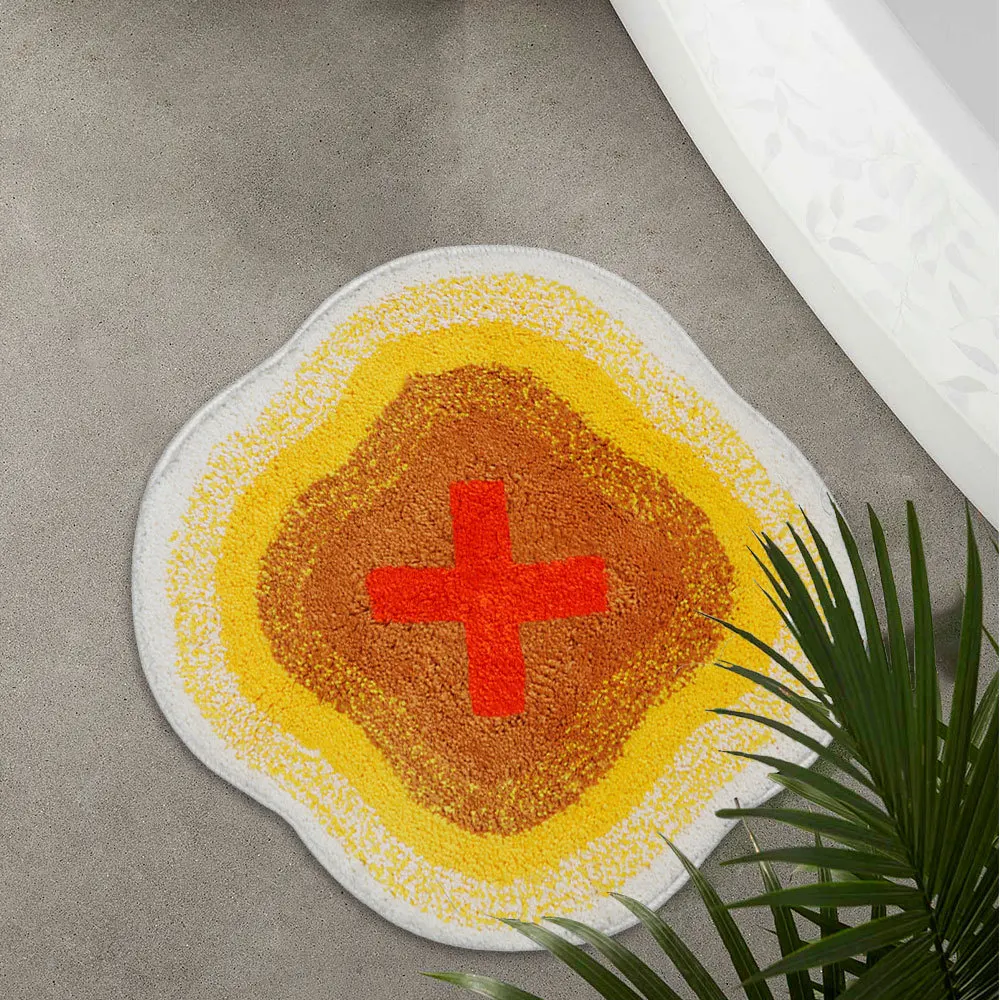 

Home Non-Slip Microfiber Door Mat Household Kitchen Absorbent Rug Shower Anti-slip Floor Polar Bullet Plot Decor Bathroom Mat