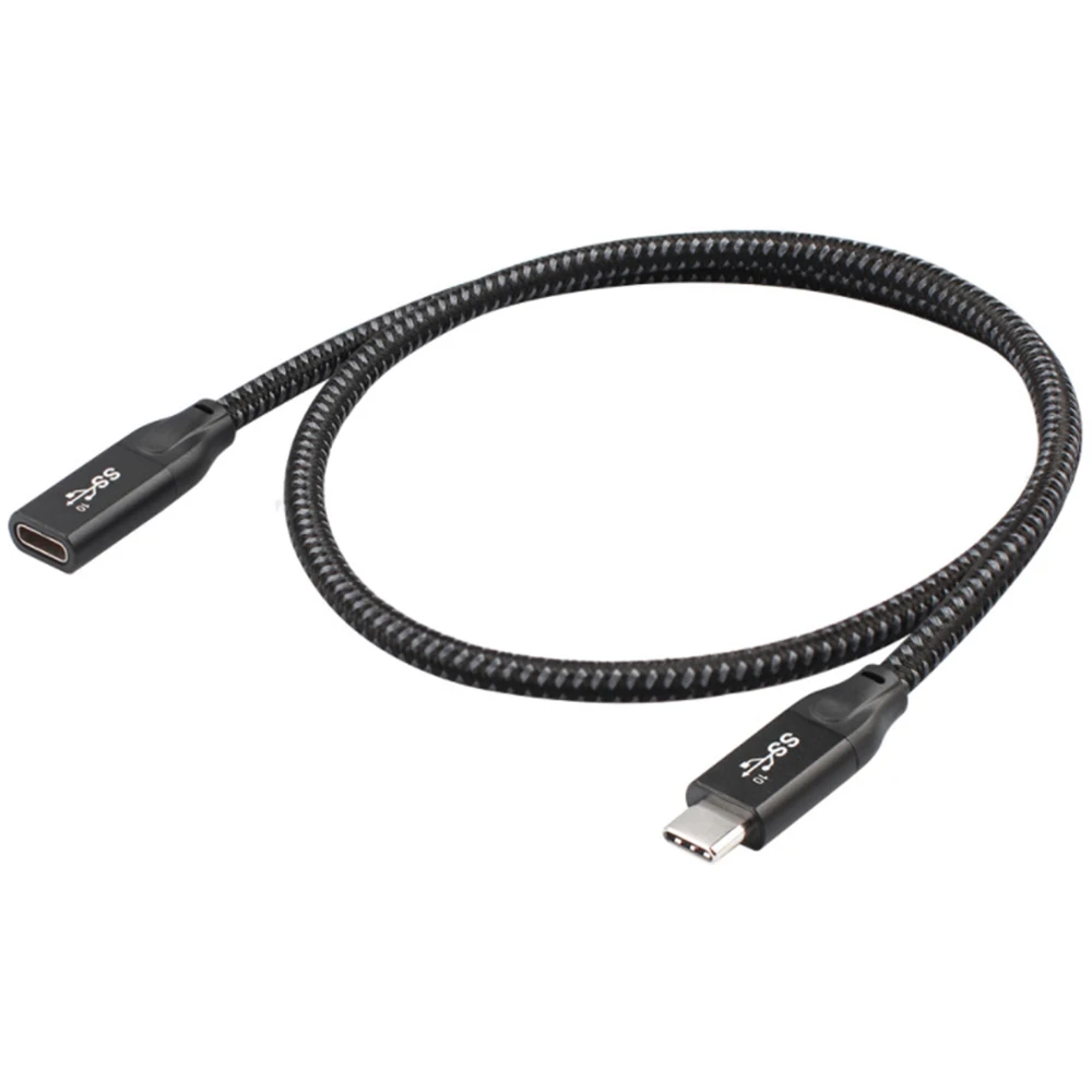 

Type C USB Extension Cable 4K @60Hz 10Gbps USB-C Gen 2 Male to Female Charging Data Extender Cord For Macbook Switch