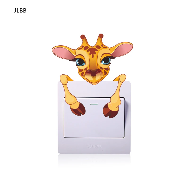 С рисунком в виде симпатичного слона котенок Панда Гнездо настенный выключатель