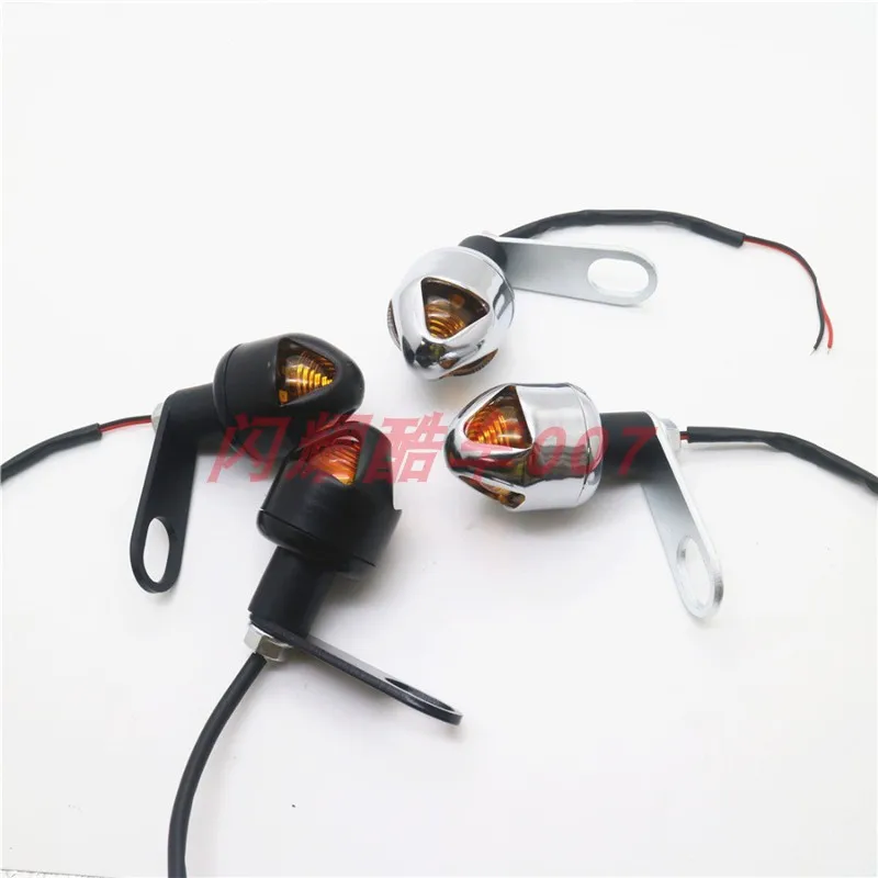 

Универсальные поворотники для мотоциклов, световой индикатор, металлические аксессуары для крепления, простая установка, для Halley Yamaha Honda ...