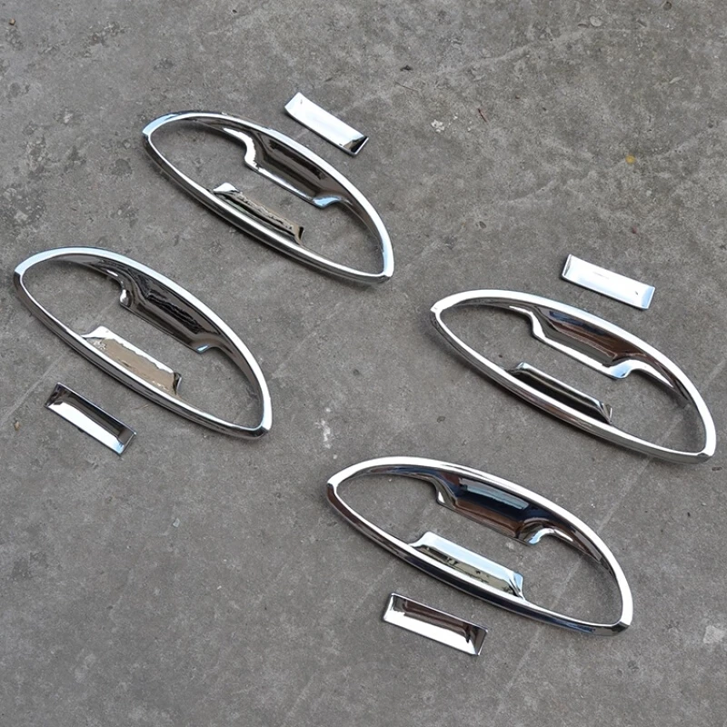 

For Toyota Corolla 2014 2015 2016 2017 Sedan Car Side Door Handle Bowl Frame Cover Trim Car Styling accessories ABS Chrome 8 pcs