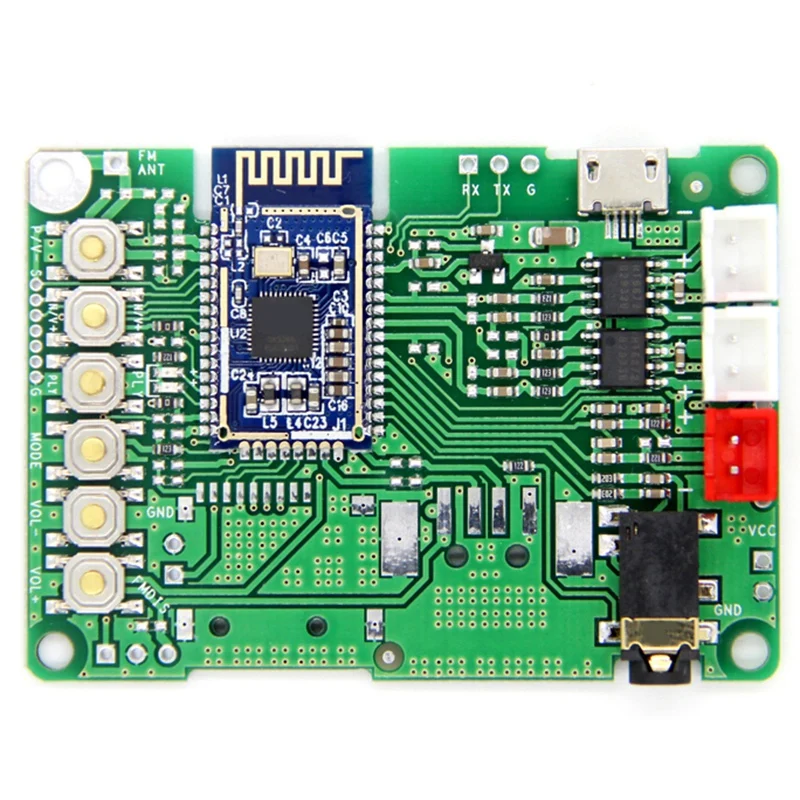 Bluetooth 5 0 передатчик приемник модуль BK3266 аудио стерео усилитель плата AUX вход DC 3 6