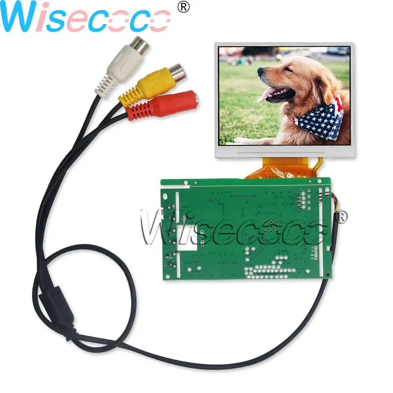 

Wisecoco 3,5 "FPC TFT ЖК-дисплей 320x240 RGB вертикальная полоса 54 контакта LQ035NC111 с платой драйвера контроллера 2AV
