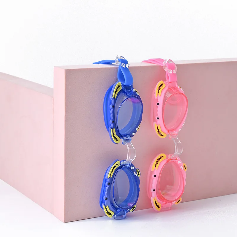 2021 Детские Мультяшные очки для плавания цветные силиконовые противотуманные и