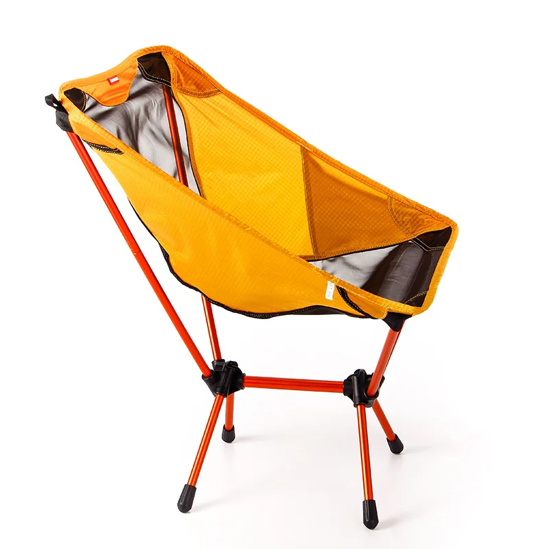 저렴한 초경량 접이식 야외 캠핑 의자 7075, 정원 게임 휴대용 노란색 좌석 경량 낚시 의자 캠핑 스툴