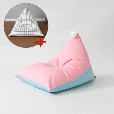 Pink Sofa Детское ленивое Кресло-мешок мини татами моющийся удаляемый моющийся стул детский учебное место диван с мультипликационным героем - Цвет: Pink Sofa