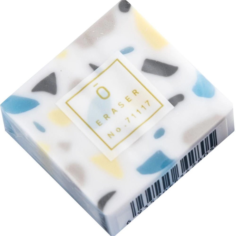 Ластик с рисунком свежий дождь цветок камень креативное смешивание цветов без