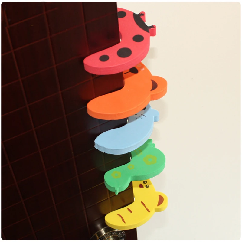 3Pcs/Lot Cute Cartoon Safety EVA Door Holder Security Stopper Baby Card Lock Newborn Care Child Finger Protector | Мать и ребенок