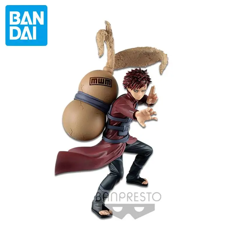 

6.3 inch original Bandai Naruto Gaara VIBRATION STARS Combat version Hand-made ornaments PVC Children's toy gift
