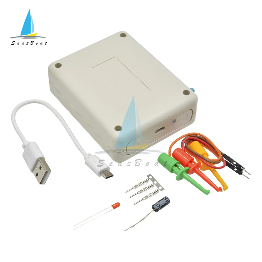 LCR T7 тестер транзисторов TFT диодный триодный измеритель емкости ESR NPN PNP MOSFET ИК