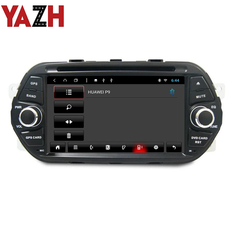 Головное устройство YAZH 1 Din с GPS-навигацией для Fiat Egea 2015 2016 Dodge Neon 2017 Android