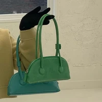 2021 spring new macaron color armpit bag high quality pu leather womens designer handbag casual shoulder bags phone purses