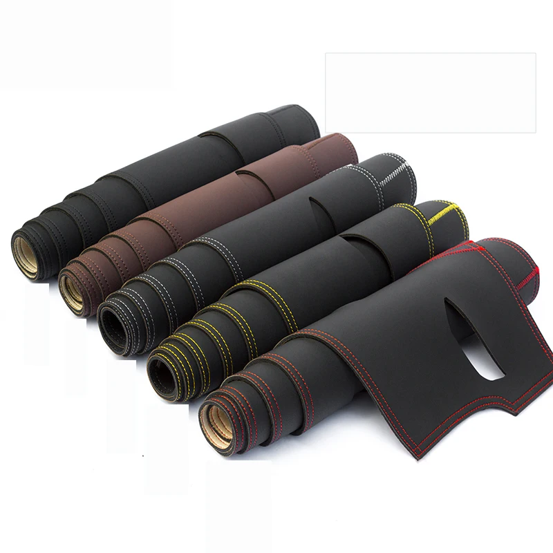 Кожаный коврик для приборной панели ковер аксессуары стайлинга автомобиля Nissan