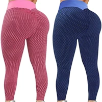 pure color jacquard bubble stitching slim breathable fitness tights pants women high waist buttocks sport quickdry yoga leggings