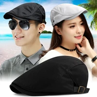 2021 summer breathable mesh beret mens simple solid color caps womens casual youth hat berets