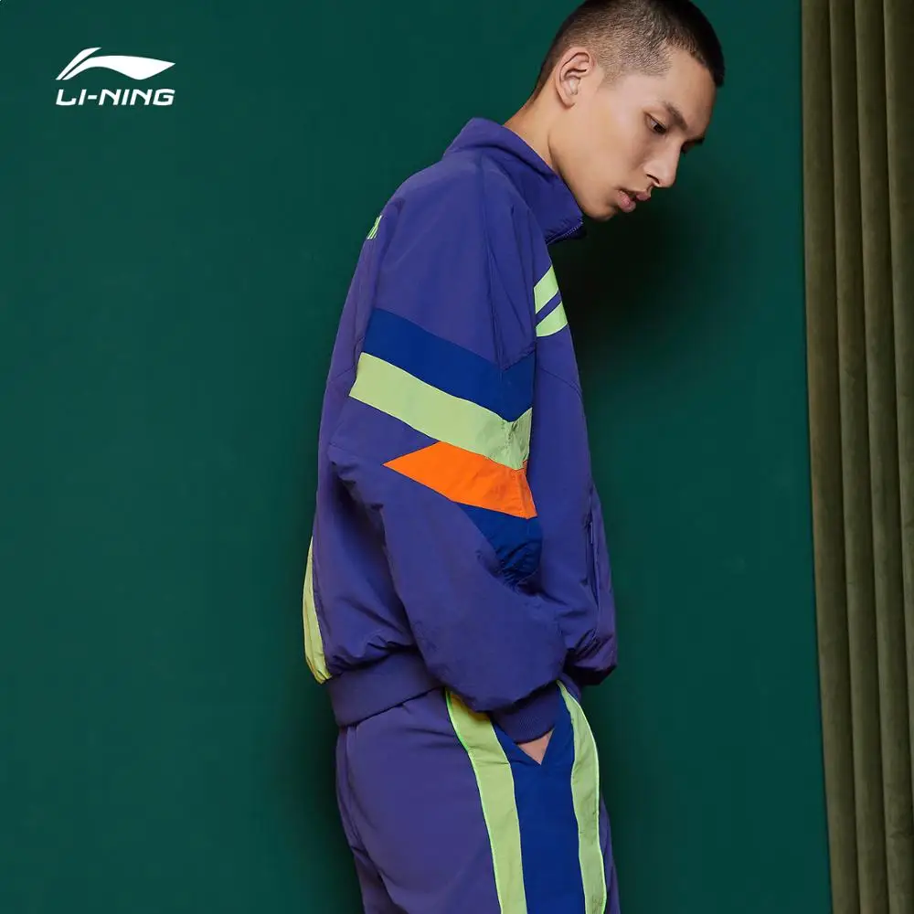 Мужская толстовка Li-Ning PFW CHINA LI-NING с молнией свободный крой спортивные куртки