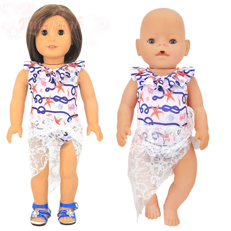 Детская кукла летняя одежда для детей 43 см плавания размер 18 дюймов | Игрушки и