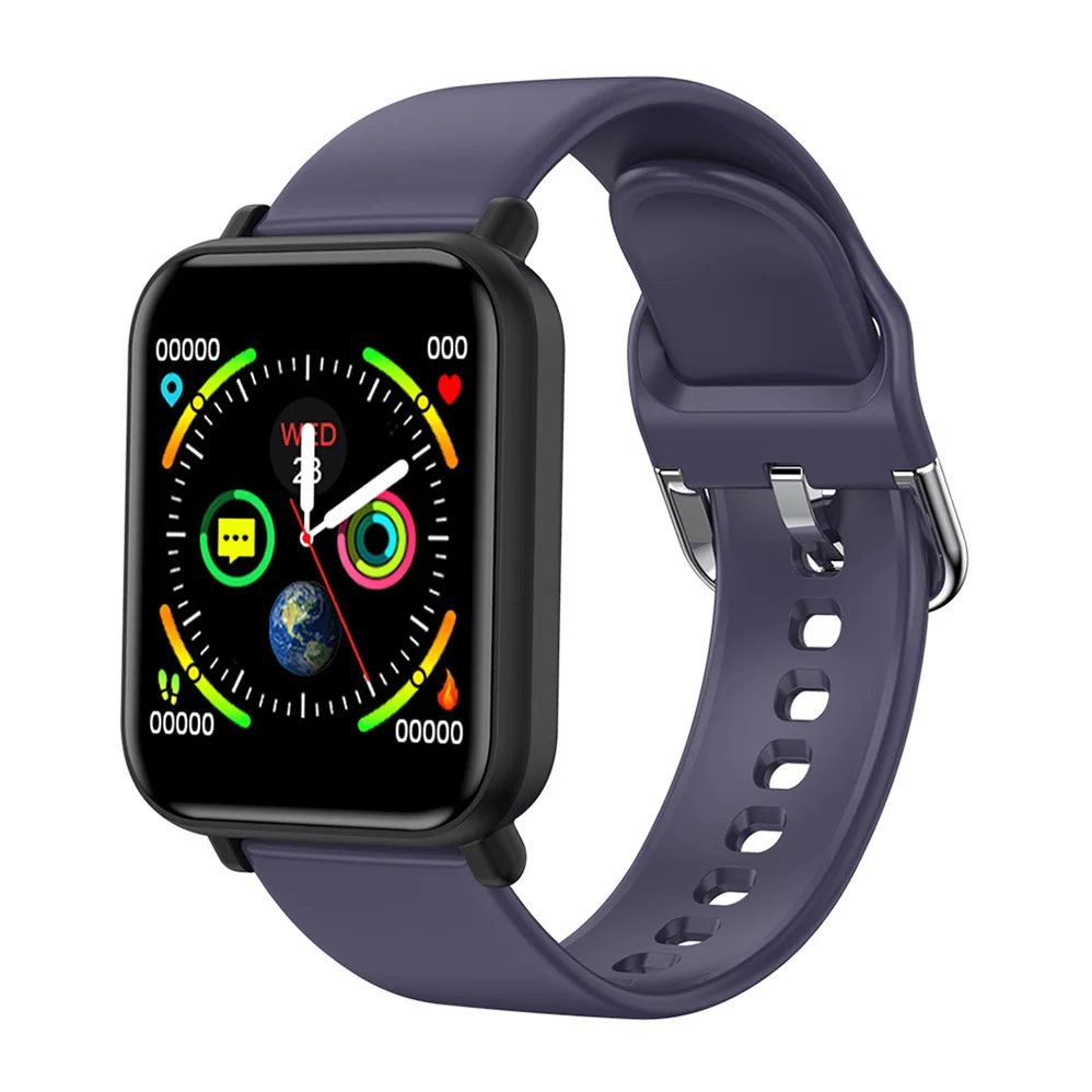 Smart watch purple COLMI Smartwatch IP68 водонепроницаемый монитор сердечного ритма и артериального давления для мужчин и женщин фитнес-трекер для Apple IPhone Xiaomi PK B57 - Цвет: Smart watch purple