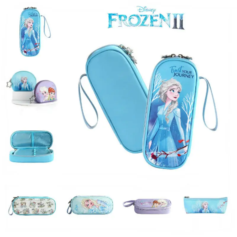 100% оригинальный Пенал Disney Холодное сердце 2 высокое качество Эльза Анна