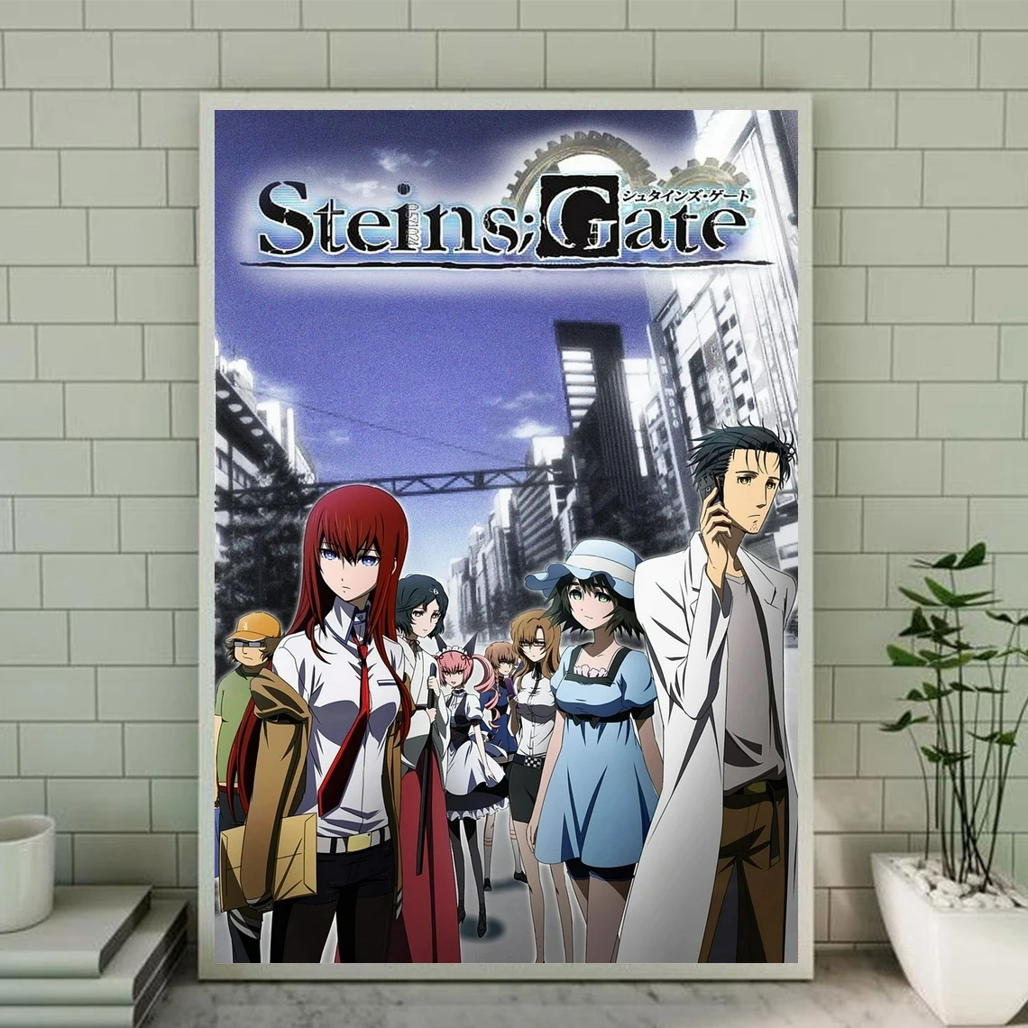 

Steins Gate Anime Poster Prints And Unframed Canvas Prints Home Decoration Painting ( No Frame )
