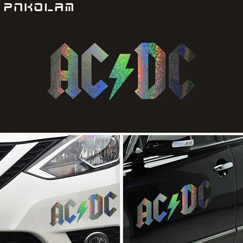 Автомобильная наклейка AC DC виниловые наклейки автомобильная окно автомобиля