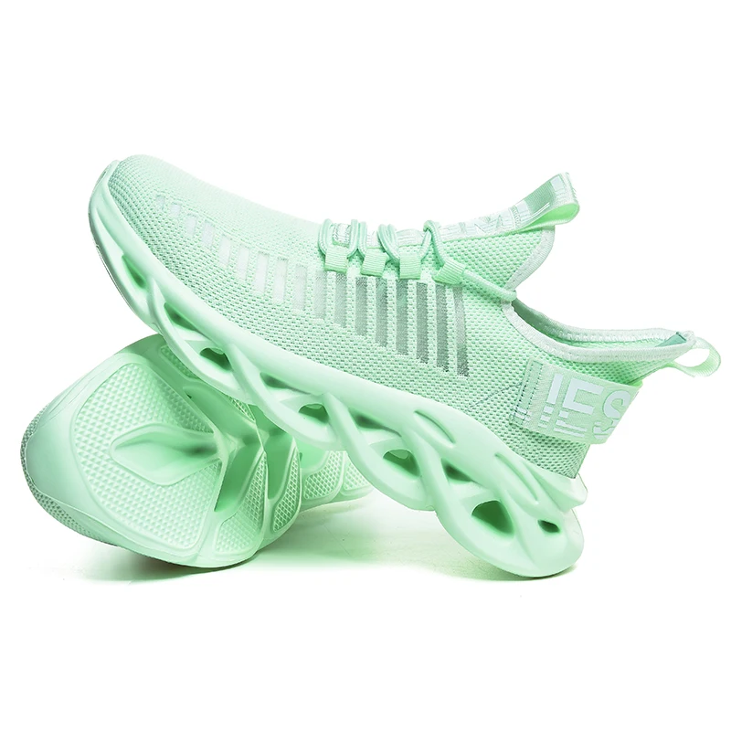 Мужские Легкие беговые кроссовки с лезвиями противоударные дышащие мужские для