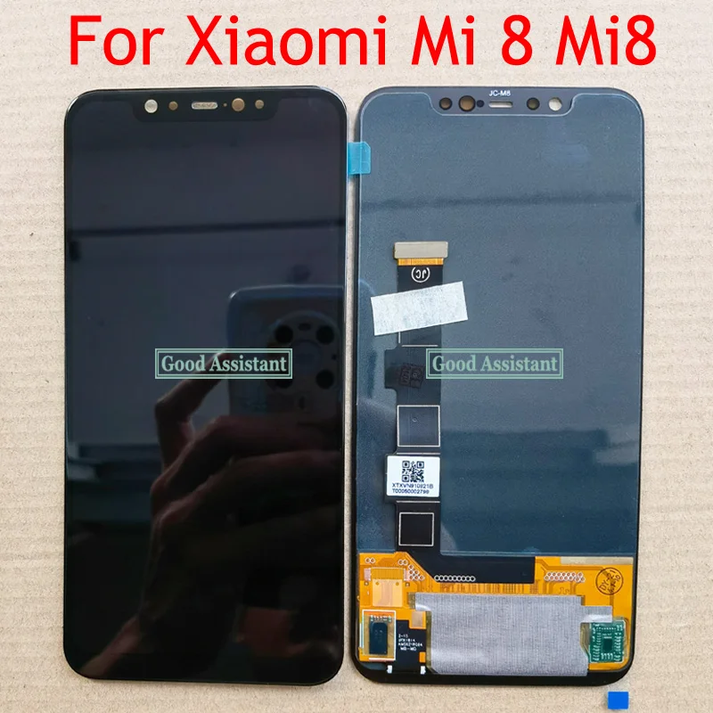 Оригинальный черный ЖК дисплей Supor Amoled 6 2 дюйма для Xiaomi Mi 8 Mi8 сенсорный экран