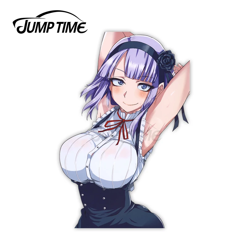 Виниловая аниме наклейка на машину уайфу с надписью время прыжков Dagashi Kashi Shidare