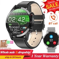 l13 smart watch men ip68 waterproof ecg ppg bluetooth call blood pressure heart rate fitness tracker sports smartwatch