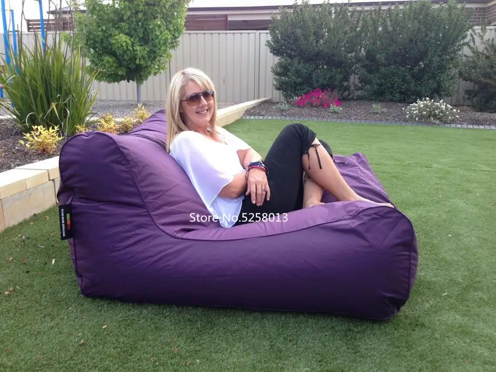 purple Очень Большой Плавающий матрац, гигантский бассейн боковые beanbag стул на воде, уличная мебель диван-черный - Цвет: purple