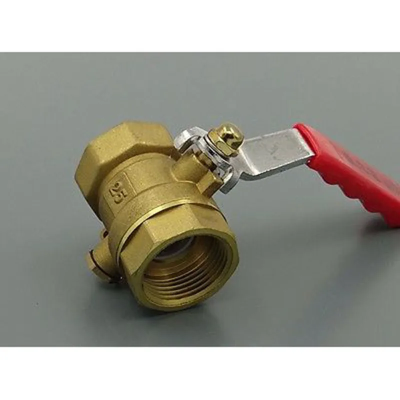 Латунный шаровой клапан для измерения температуры равномерная внутренняя
