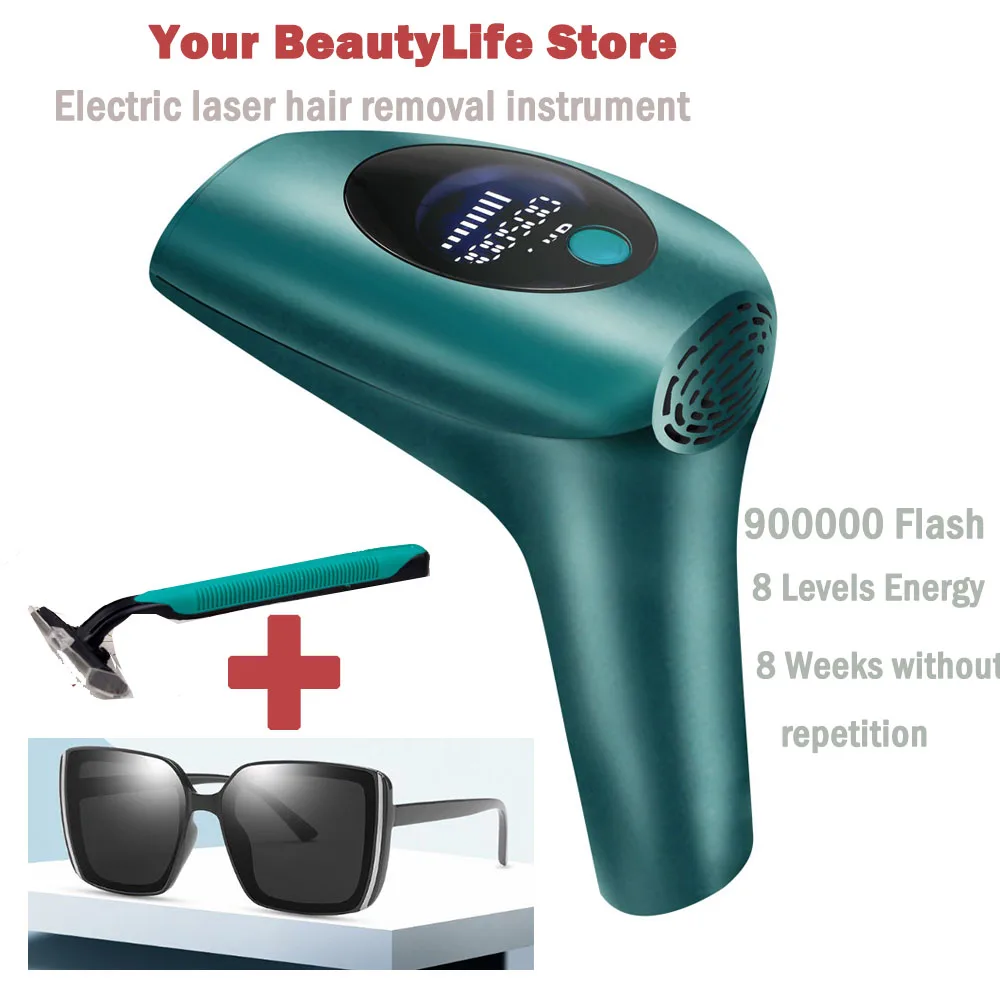 Профессиональный лазерный эпилятор с электрическими вспышками Y & B 900000