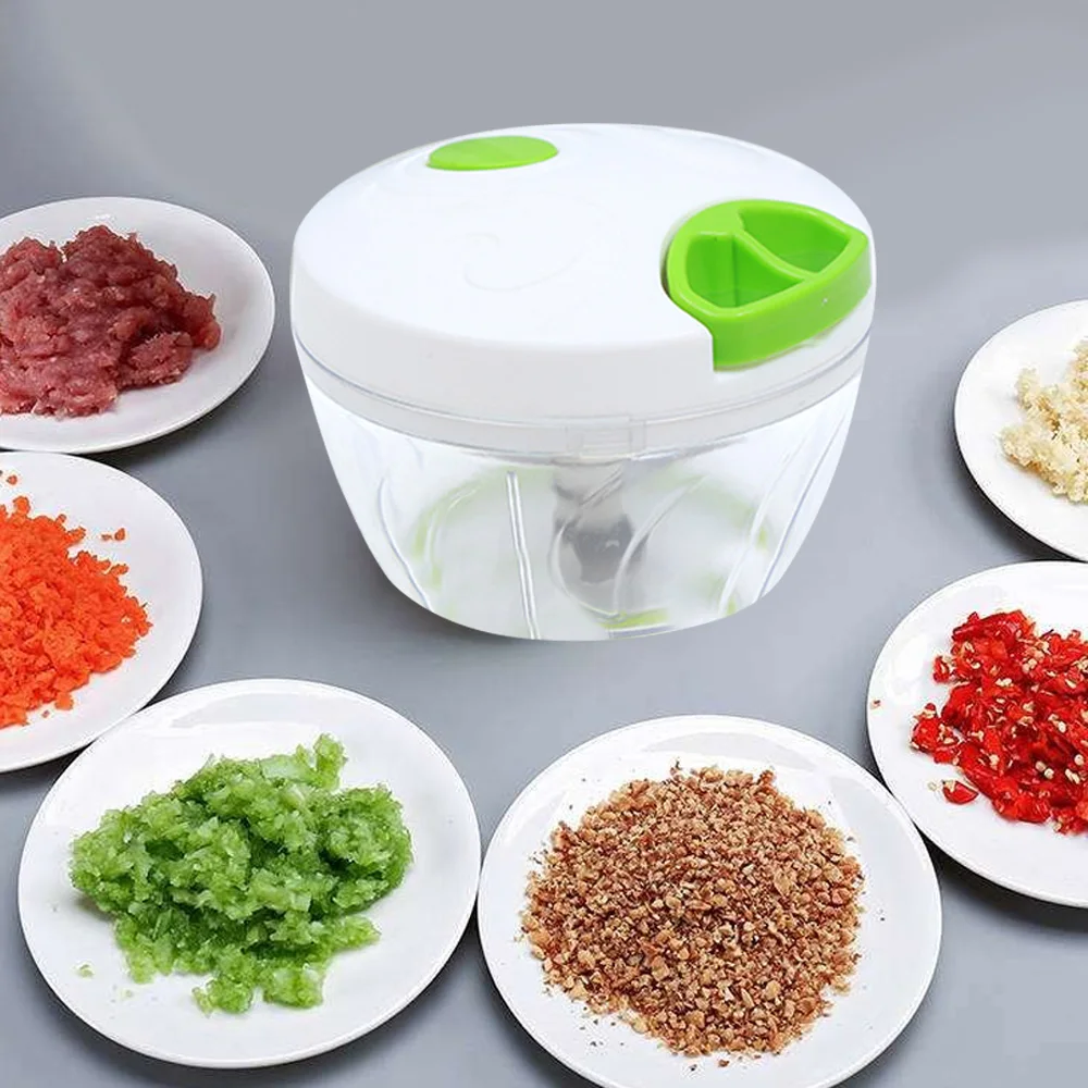 

Multi-function Manual Fruit Vegetable Meat Onion Garlic Cutter Food Speedy Chopper Spiral Slicer Kitchen Bar Supplies
