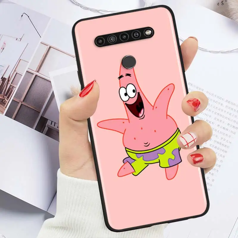 

Funny Cartoon Sponges For LG K92 K42 K22 K71 K61 K51S K41S K30 K20 2019 Q60 V60 V50 S V40 V30 G8S G8 X ThinQ Phone Case