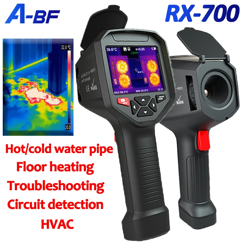 A BF RX 700 промышленный инфракрасный Термальность Imager WI FI мобильный телефон Дисплей
