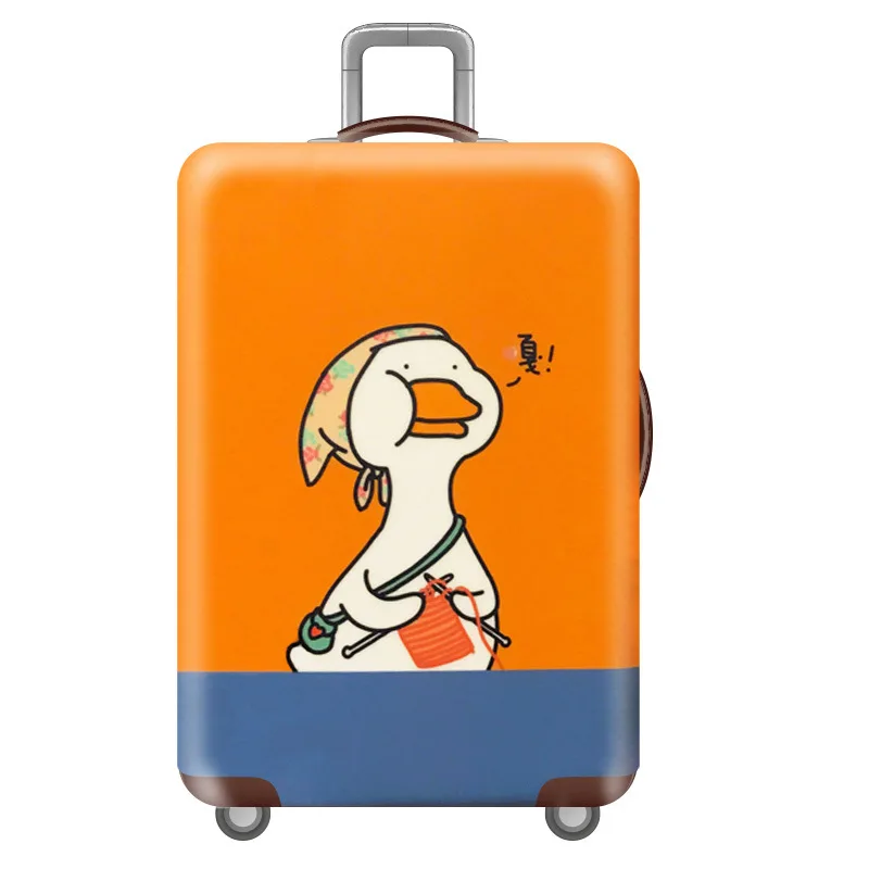 D Luggage cover Уплотненная Крышка для багажа, эластичные Защитные чехлы для багажа, аксессуары для путешествий для пары, чехол для чемодана 18-32 дюймов - Цвет: D Luggage cover