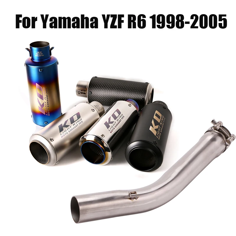 Выхлопная труба для Yamaha YZF R6 1998-2005 51 мм