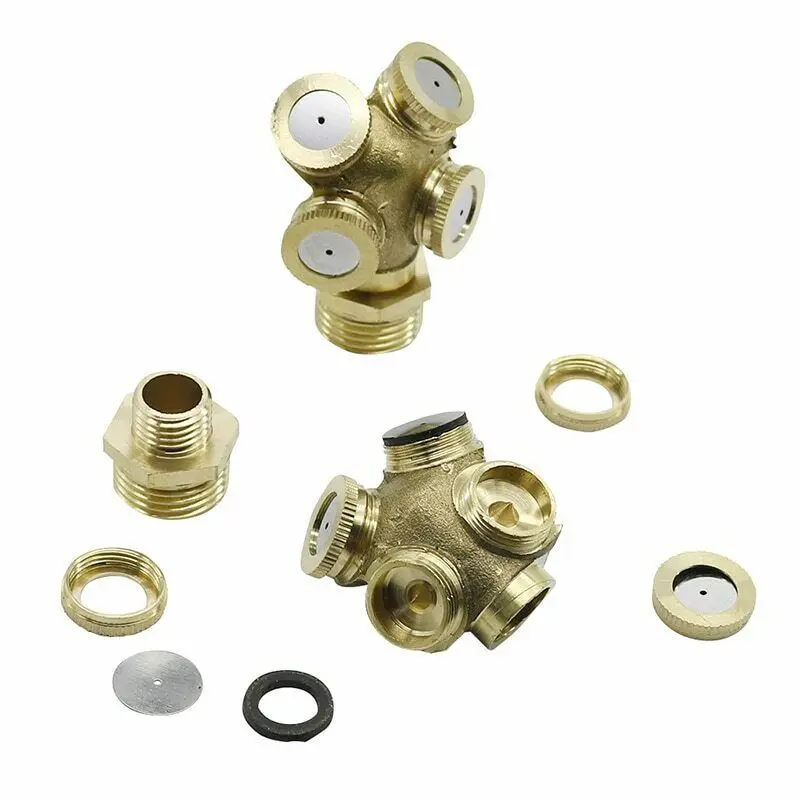 Регулируемое распыляющее сопло для запотевания 1 4Holes регулируемое Латунное