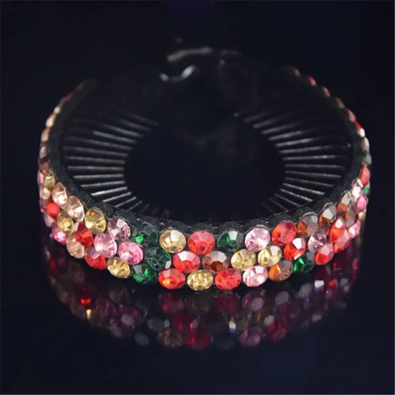 Заколка для волос с шариками аксессуар женщин заколка цветком из горного