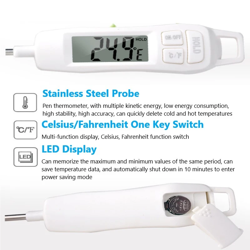 

Baking Thermometer Digital Kitchen Thermometer For Meat Water Milk Cooking Food BBQ Tools BBQ Electronic Catering Home Baking