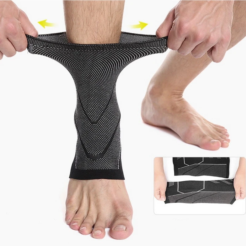 Эластичный компрессионный фиксатор голеностопа для мужчин и женщин 2