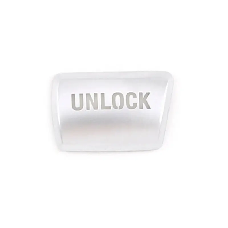 

ABS Button Push Cover Car Auto Chrome Gear Shift Head Unlock Decor Trim