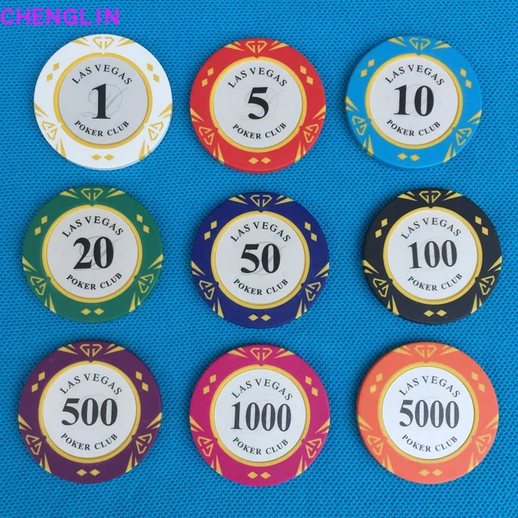 Набор наклеек для покера Лас-Вегаса 500 шт.