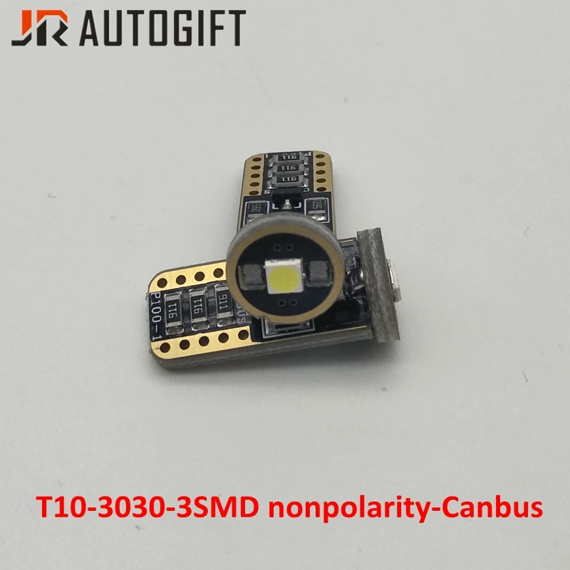 100 шт. T10 Led Canbus W5W 3030 3SMD светодиодные лампы Автомобильные световые индикаторы