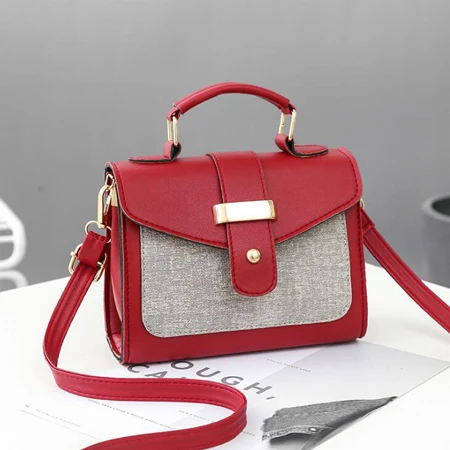 

REPRCLA 2021 Fashion Shoulder Bag Leather Handbag Small Flap Women Messenger Bags High Quality PU Crossbody Bags Ladies Purse